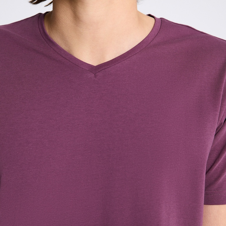 Premium basic tee "Conrad" Plum